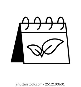 ícone do dia do ambiente com fundo branco vetor ilustração stock