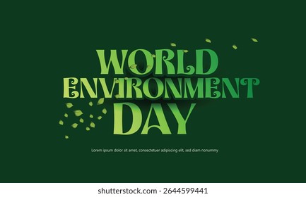 environment day vector art illustration