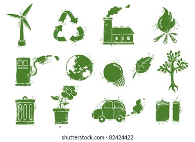 environment doodle icons