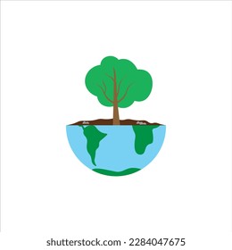 Environment Earth Day Design Vector