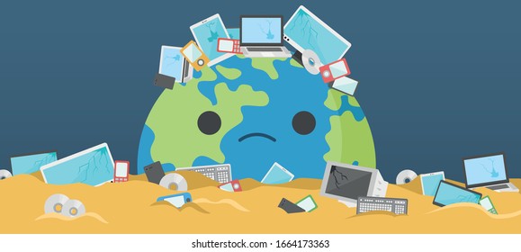 Environment of earth is getting worst with harmful electronic wastes
