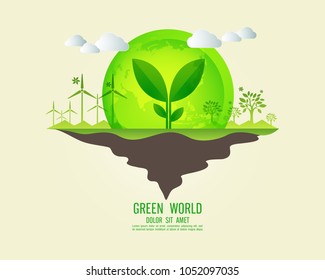 environment eco infographic