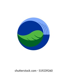 environment ecology globe vector logo