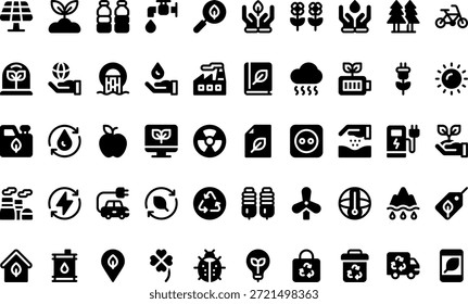 Environment And Ecology Icons Simple vector icon. Illustration symbol design template for web mobile UI element.
