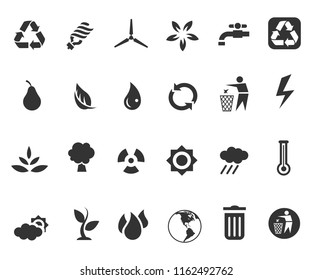 Environment Energy Icons