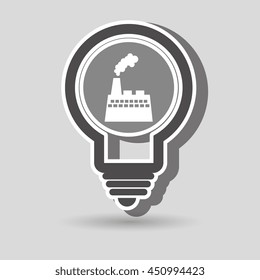 environment and factory isolated icon design, vector illustration  graphic 