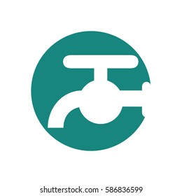 environment faucet water design vector illustration eps 10