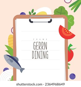 Environment, Food Object Frame illustration
