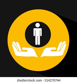 environment friendly concept human vector illustration eps 10