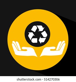 environment friendly concept recycle symbol vector illustration eps 10