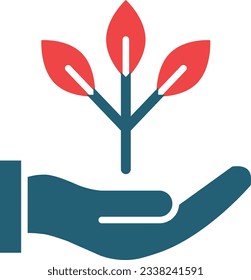 Glifo De Entorno Icono De Dos Colores Para Uso Personal Y Comercial.

