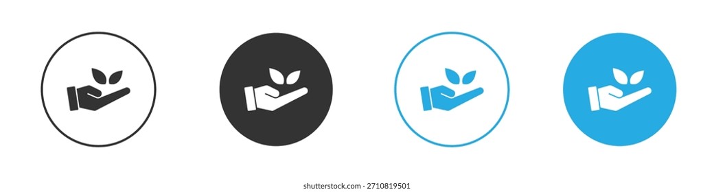 Icono de entorno. Plantilla de diseño de iconos gráficos