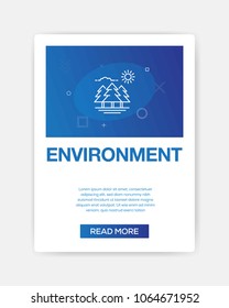 ENVIRONMENT ICON INFOGRAPHIC