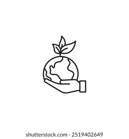 Environment icon isolated on white background