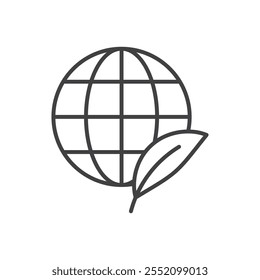 Environment icon. line style vector icon.