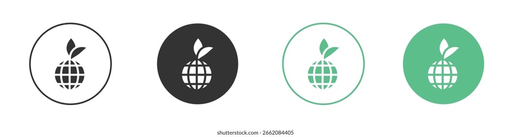Conjunto de iconos de Vector de línea plana mínima.