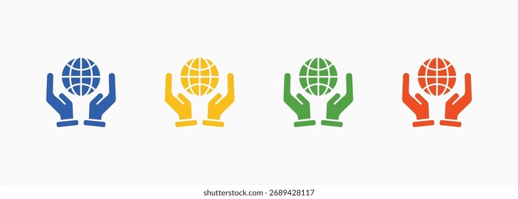Umgebung Symbol Farbe festlegen Sammlung mehrerer Stile