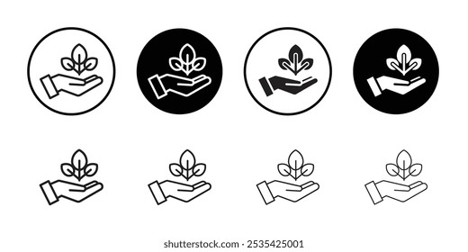 Environment icon Simple thin outline