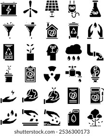 Environment Icon in Solid Style