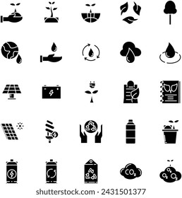 Environment Icon in Solid Style Perfect for Presentation and any Purpose