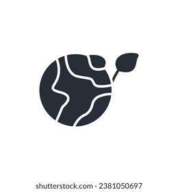 environment icon. vector.Editable stroke.linear style sign for use web design,logo.Symbol illustration