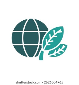 environment icon. vector.Editable stroke.linear style sign for use web design,logo.Symbol illustration.