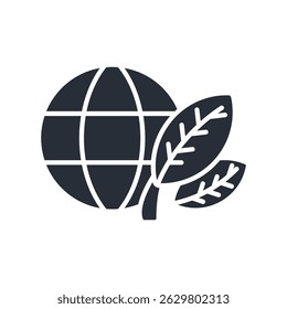 environment icon. vector.Editable stroke.linear style sign for use web design,logo.Symbol illustration.