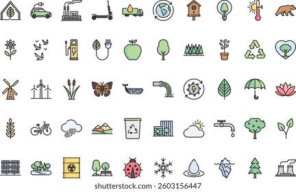 Environment icons High-Quality Vector Icons Collection with Editable Stroke. Ideal for Professional and Creative Projects.