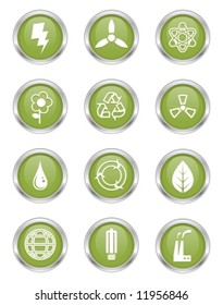 Environment icons set.