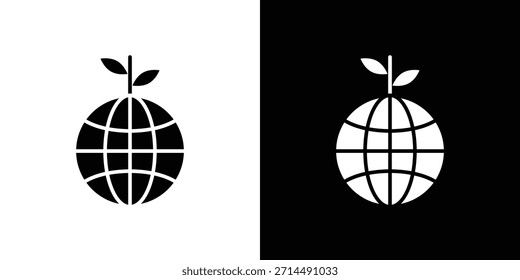 Environment icons vector silhouette design. Vector flat graphic design illustration.