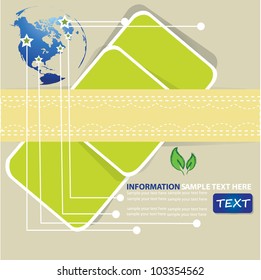 Environment info graphics ,Vector