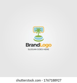Environment logo full vector design
