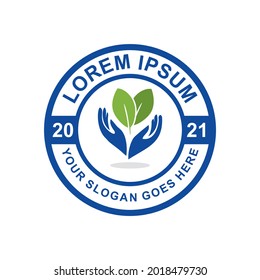 Umweltlogo, Naturlogo, Vektorgrafik