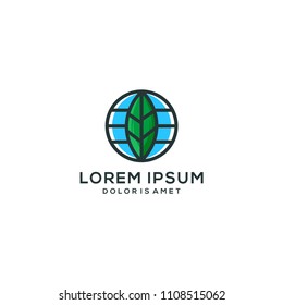 environment logo template vector illustration