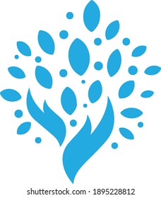 Diseño del logotipo del vector moderno del medio ambiente