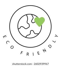 Environment Protection Eco Friendly Vector Icon Design with Editable Stroke