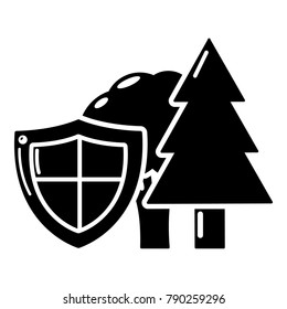 Environment protection icon. Simple illustration of environment protection vector icon for web