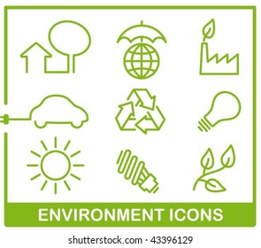 Environment protection icons