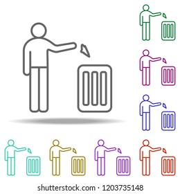 environment protection outline icon. Elements of Ecology in multi color style icons. Simple icon for websites, web design, mobile app, info graphics