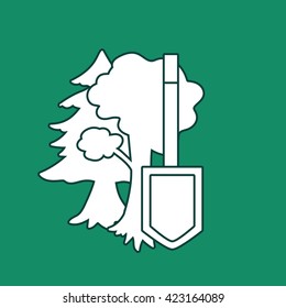 Environment Protection Sticker. Ecology and nature protection icon. Vector