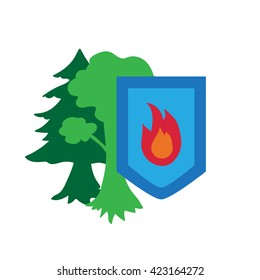 Environment Protection Sticker. Ecology and nature protection icon. Vector