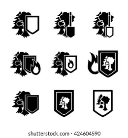 Environment Protection Stickers Set. Ecology and nature protection icon. Vector