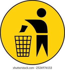 environment recycle label icon design and background