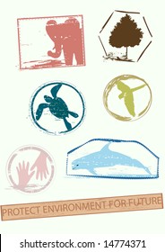 environment stamps