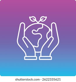 Environment vector icon. Can be used for printing, mobile and web applications.