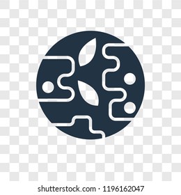 Environment vector icon isolated on transparent background, Environment transparency logo concept