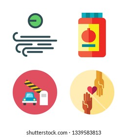 environment vector icon set