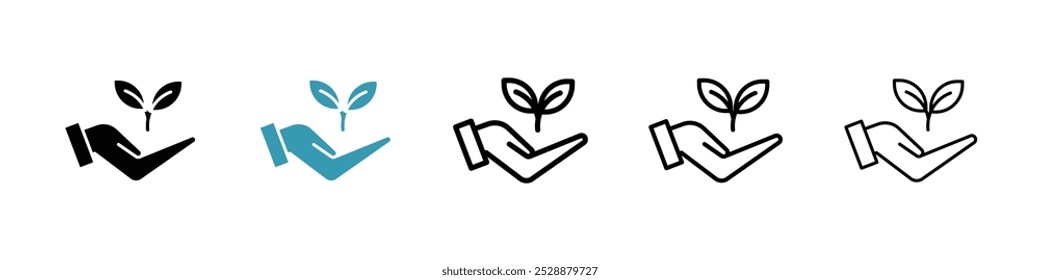 Umgebungsvektorsymbol in schwarz und blau.