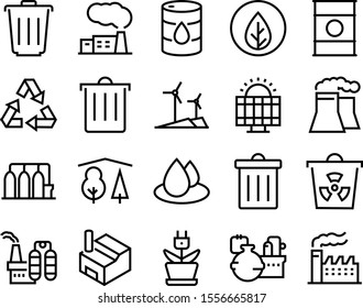 environment vector icon set such as: caution, gallon, drum, earth, wood, ui, logo, raindrop, diesel, pine, tanker, protection, blue, style, reversed, generator, season, danger, system, christmas