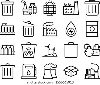 environment vector icon set such as: gift, danger, mail, tanker, machine, box, logo, trade, return, landscape, radioactive, no, powerhouse, panel, toxic, gallon, cell, cooling, dispenser, transport